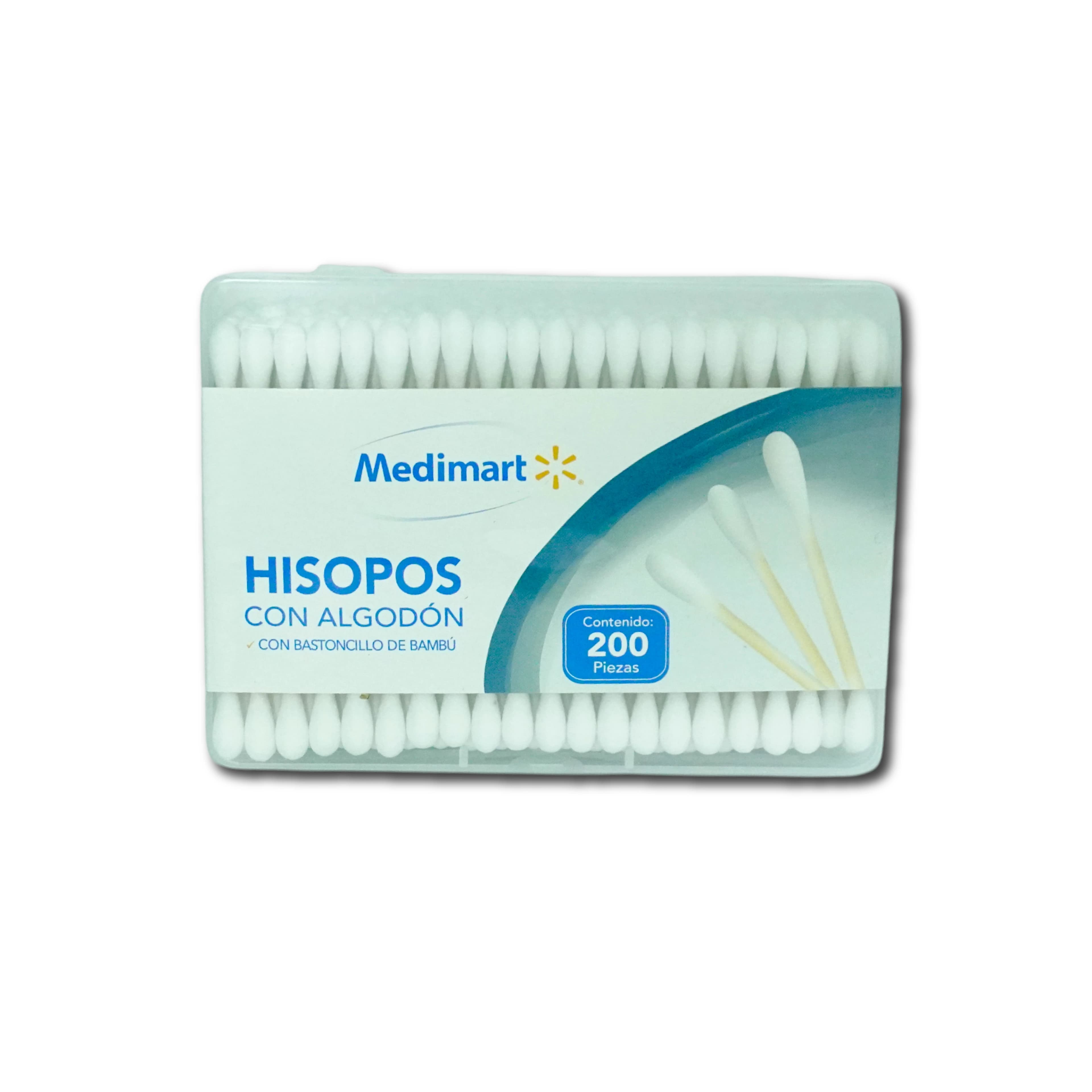 Isopo o cotonete caja con 200 pzas