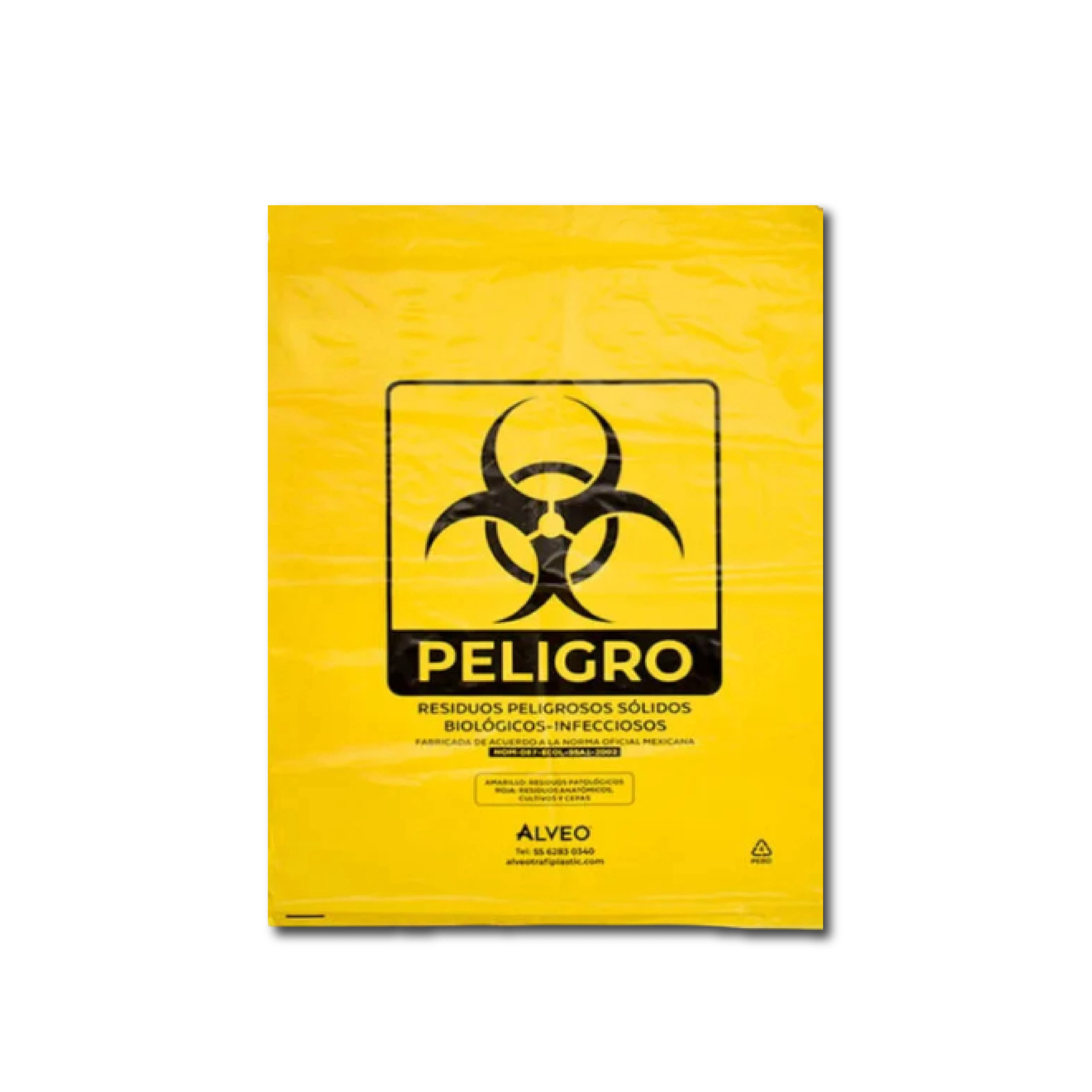 Bolsa para RPBI amarilla chica pza