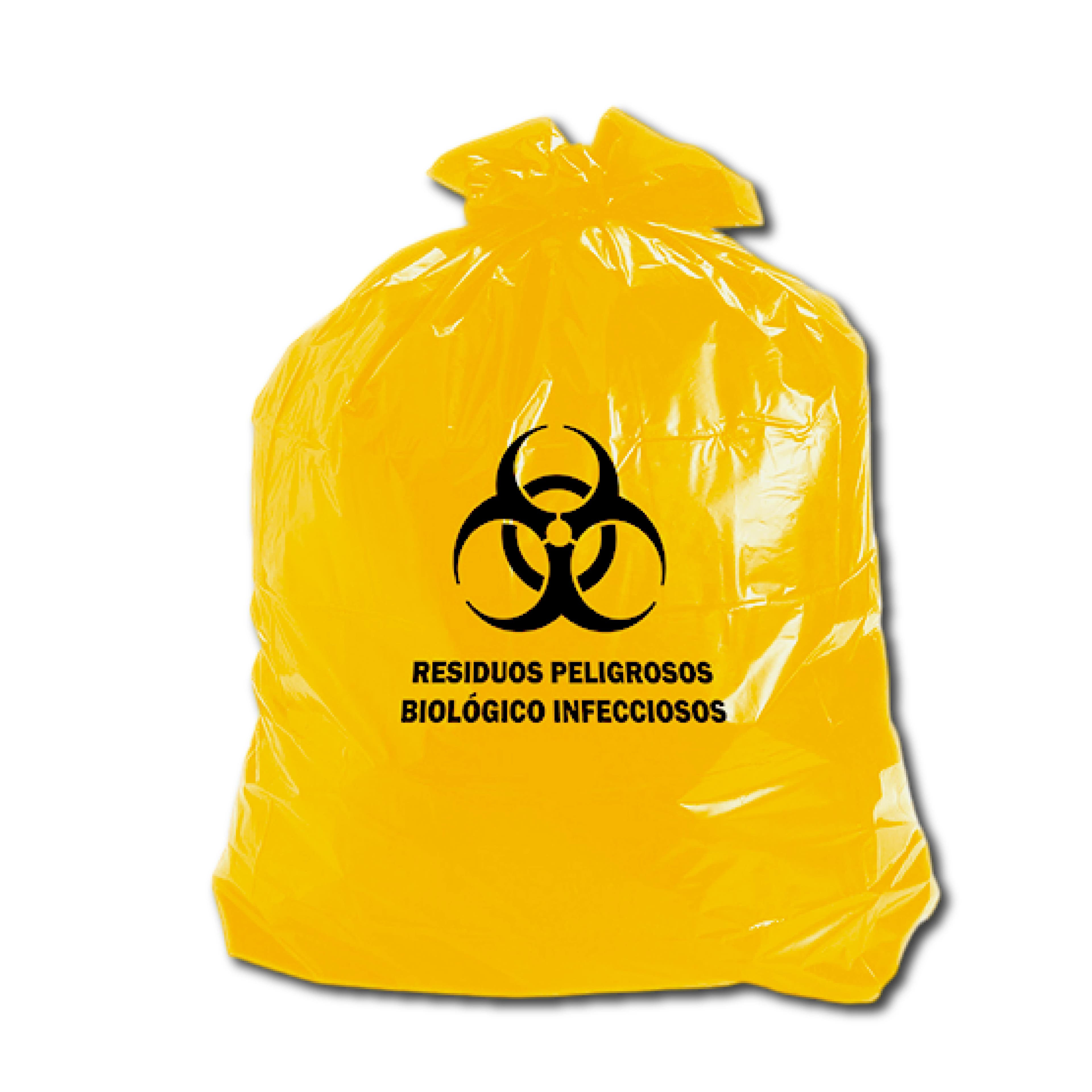 Bolsa para RPBI amarilla grande pza