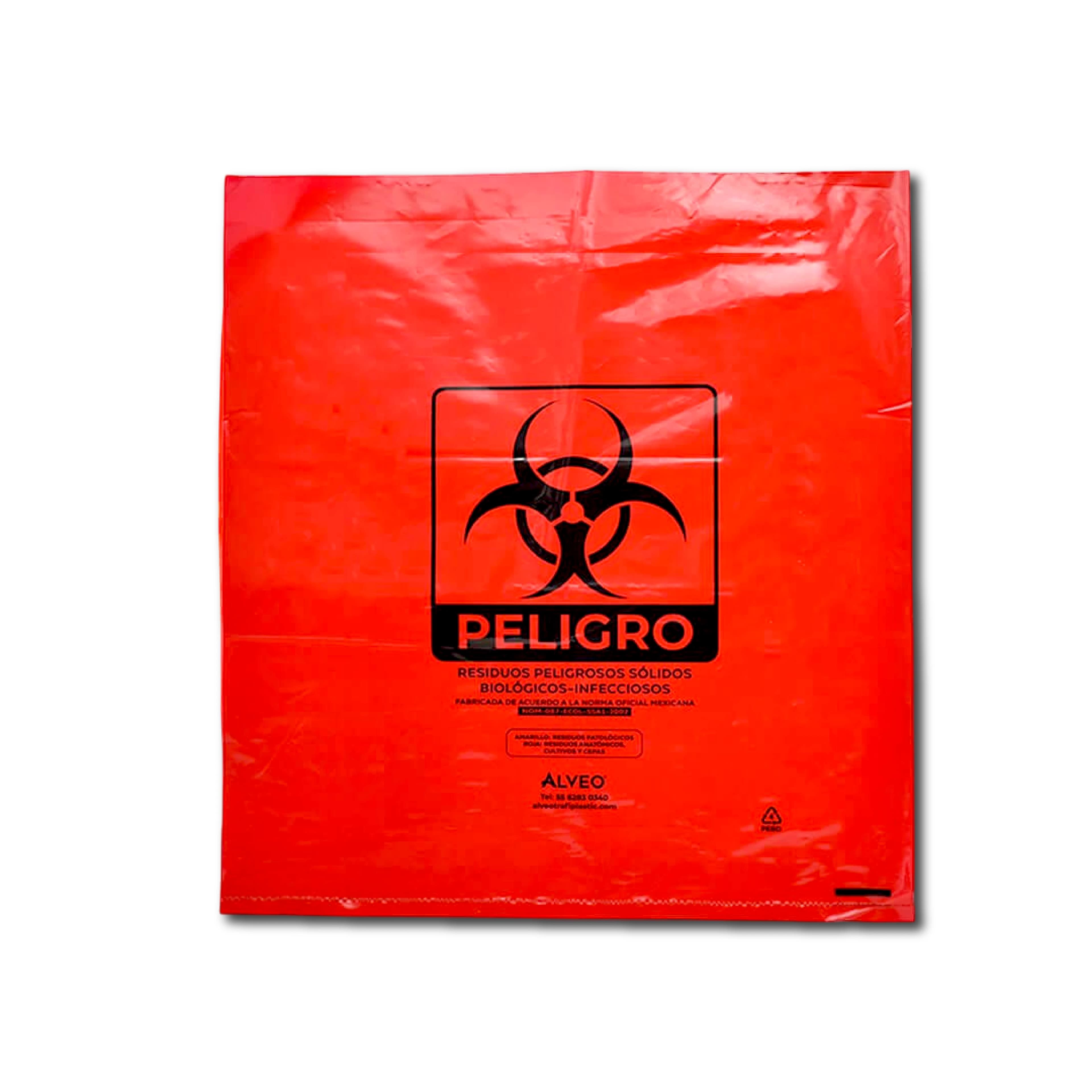 Bolsa para RPBI roja chica pza