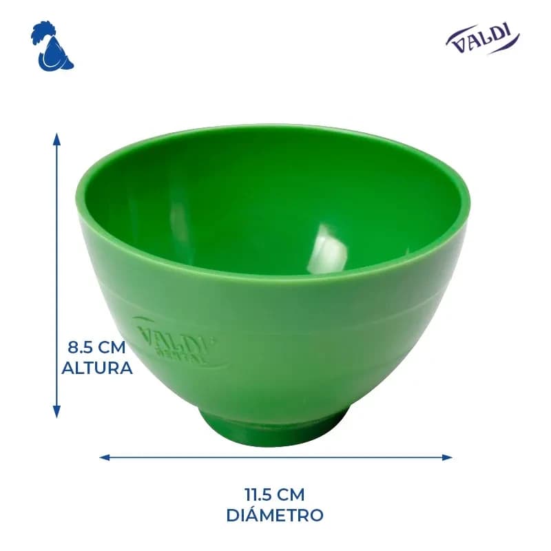 TAZA DE HULE GRANDE VALDI VERDE